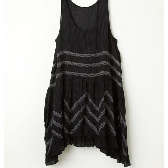 Intimately Free People voile and lace trapeze slip - Picture 4 of 4