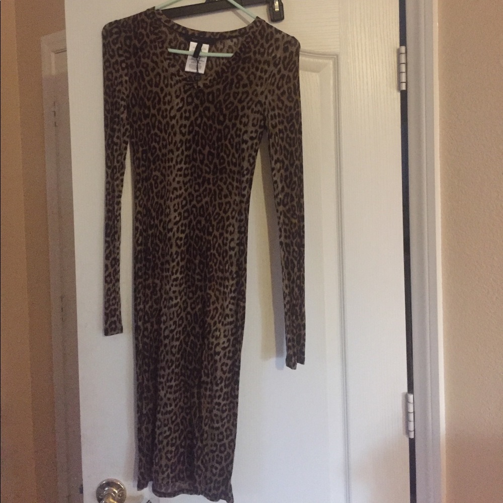 Leopard print dress
