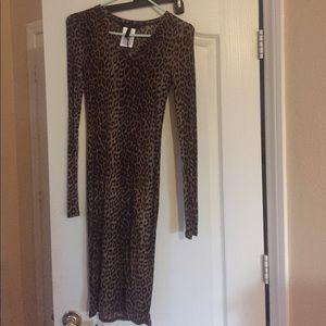 Leopard print dress