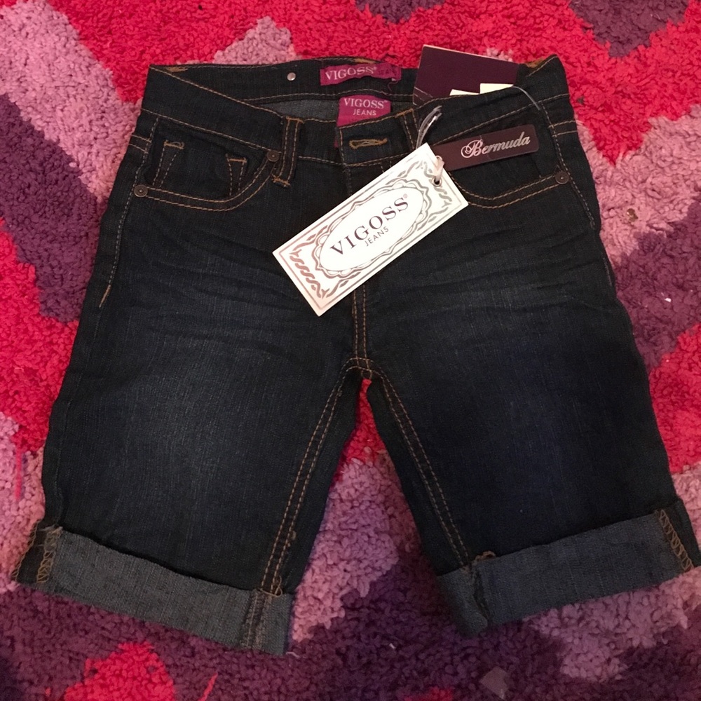 New Bermuda Jeans Short Girls size 10