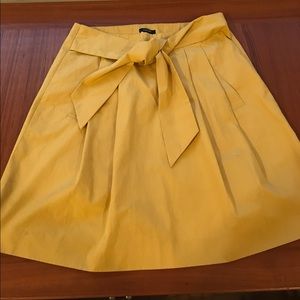 JCREW mustard/gold skirt
