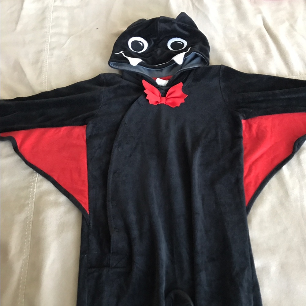 Halloween Costume - Vampire bat onesie!