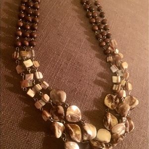 NY & Co. Shades of brown necklace