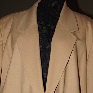 28 W blazer Maggie Barnes Wool Golden Tan