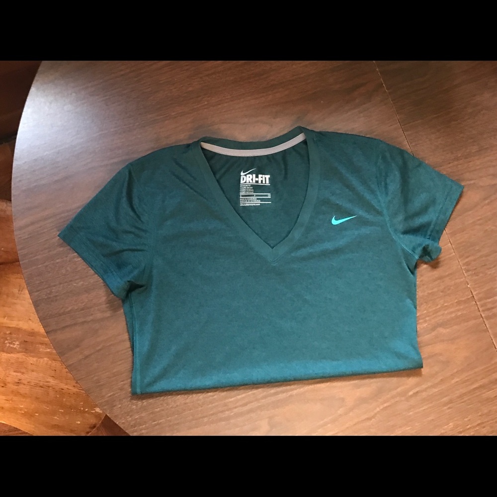 Emerald Green Nike Dri-Fit Tee
