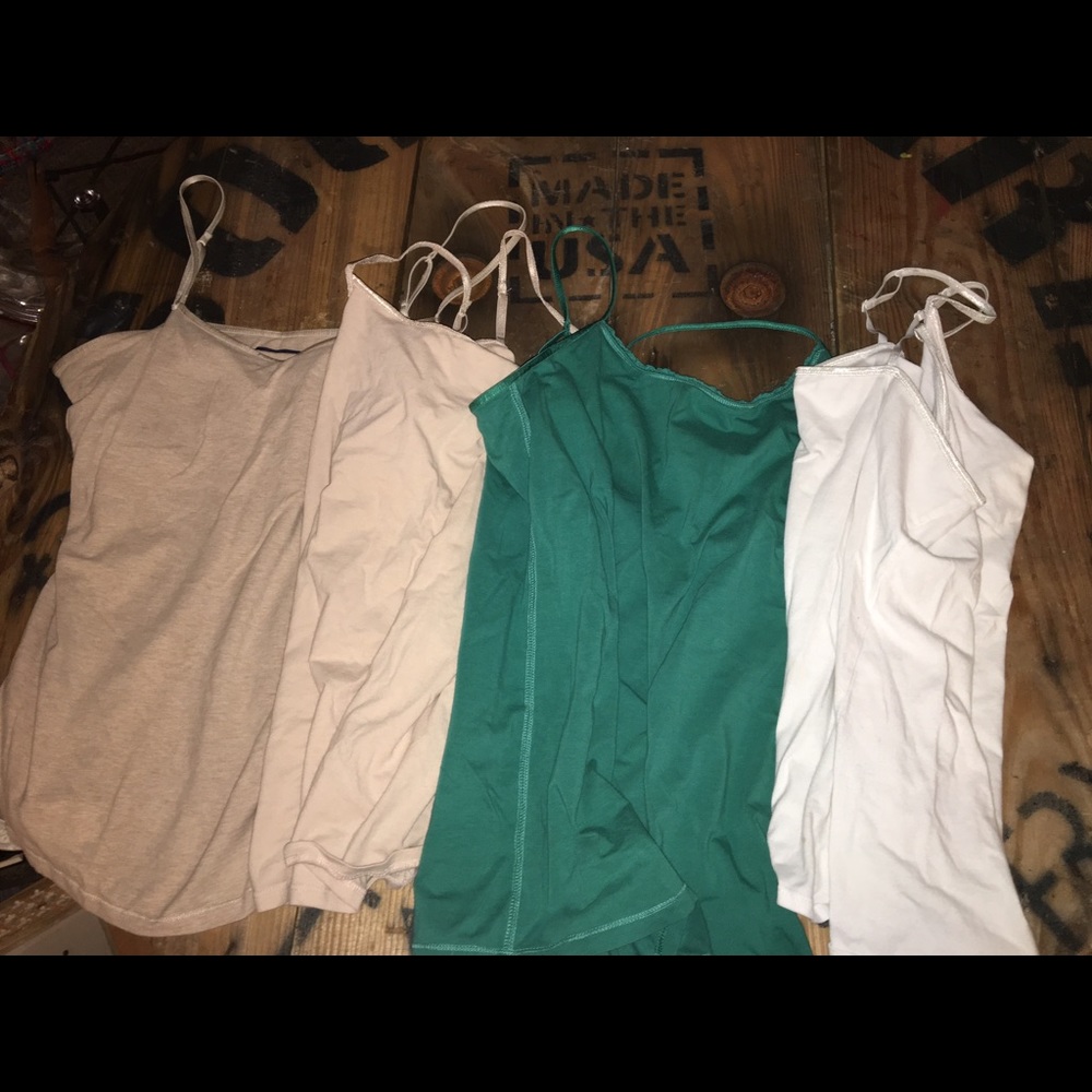 Four tank tops