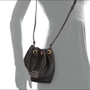 Too Hot to Handle Mini Drawstring Crossbody Black
