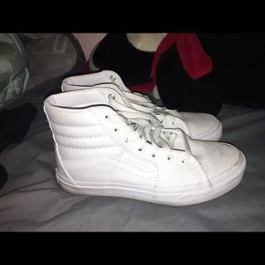 Vans white high tops