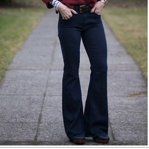 Free People 5 pocket high rise flare