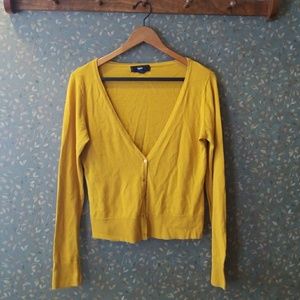 Mustard Yellow Cardigan