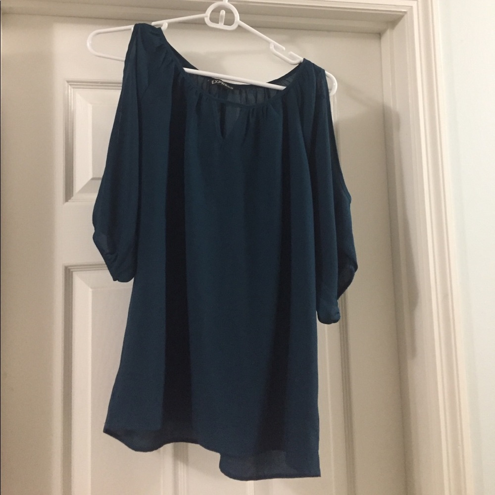 Cold shoulder blouse