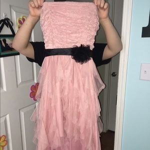 pink formal dress