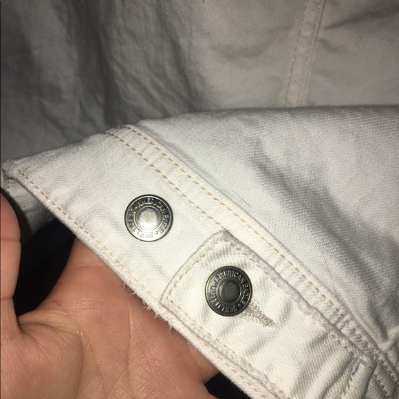 distressed denim jacket (NWOT) - Picture 5 of 6