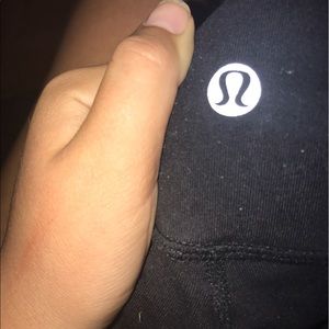 Just black lululemon leggings