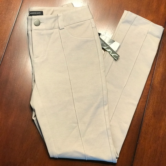 INC International Concepts Pants - INC STRAIGHT LEG REGULAR FIT PANTS WITH FRONT SEAM