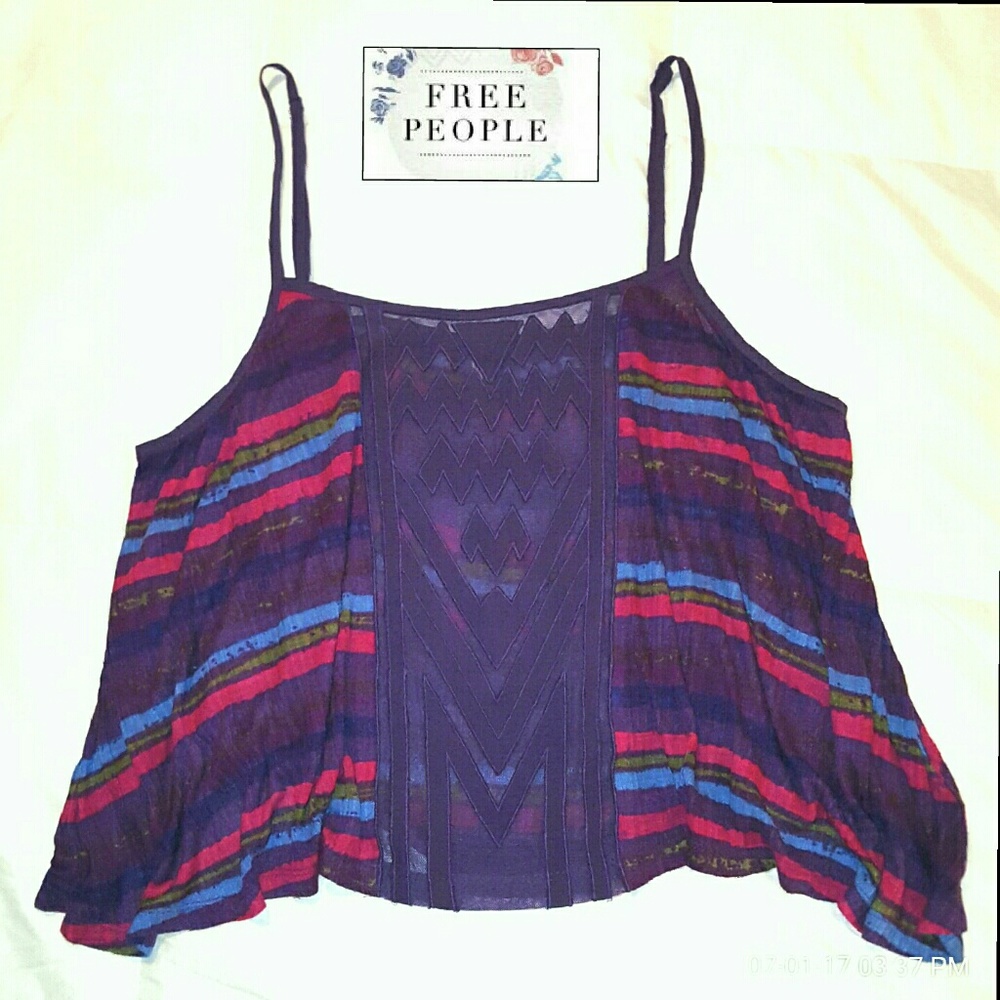 Sale*Free People Flowy Guaze Tank