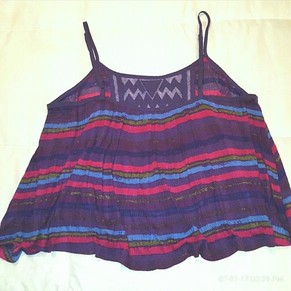 Sale*Free People Flowy Guaze Tank - Picture 3 of 4