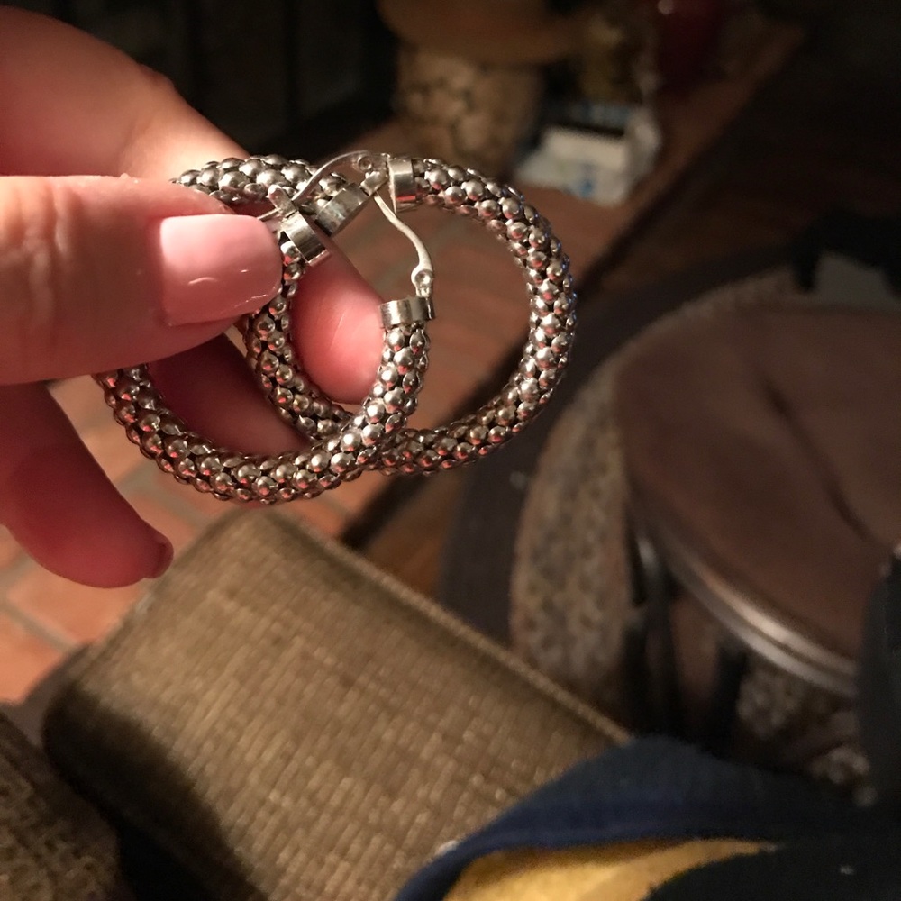 Hoop Silver earrings