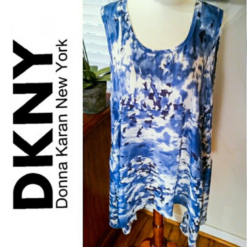 100% Silk Divine DKNY  tunic
