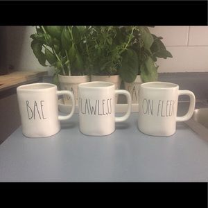 Bae flawless and on fleek mugs by Rae Dunn