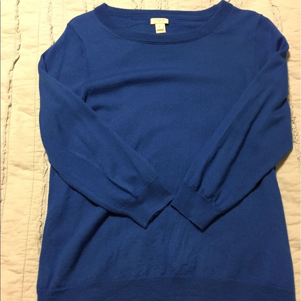 EUC J. Crew Three Quarter Sweater, Size Large