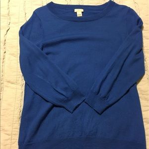 EUC J. Crew Three Quarter Sweater, Size Large