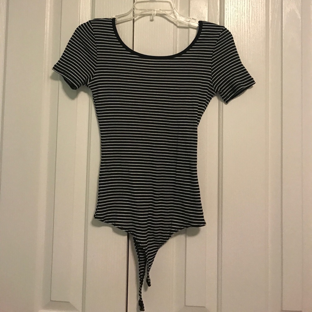 Wet Seal B/W body suit