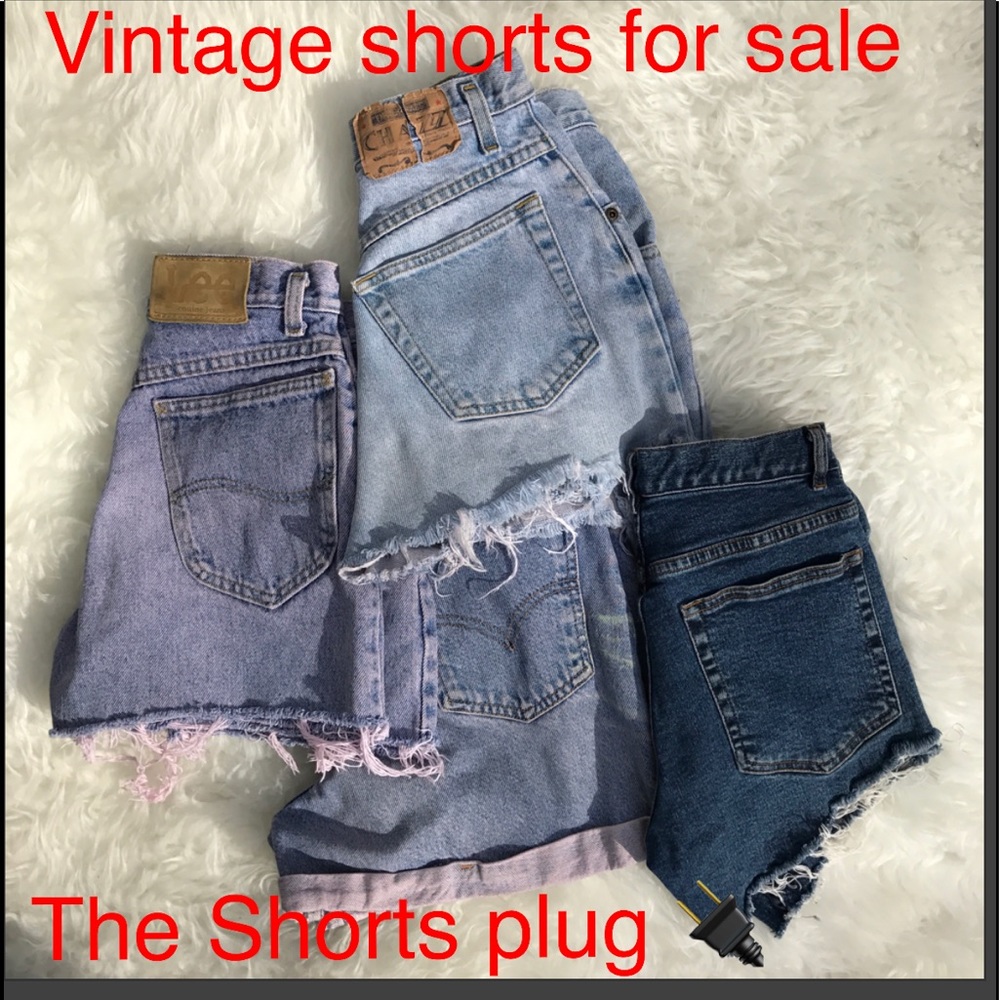 Vintage denim Cuttoff shorts💕