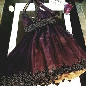 Adrianna papella p6 perfect purple dress