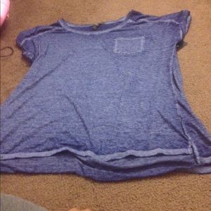 Women's blue blouse