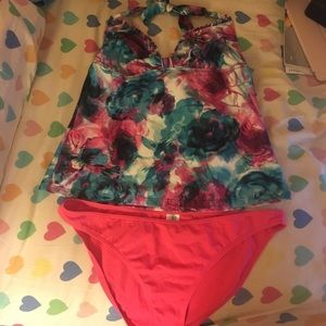 Floral tankini