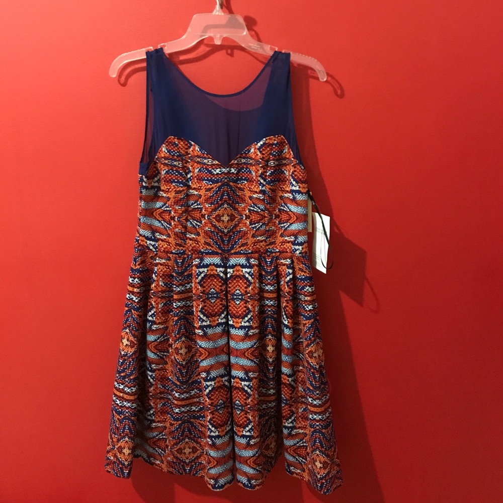 New abstract print Ali Ro dress.  Lord and Taylor