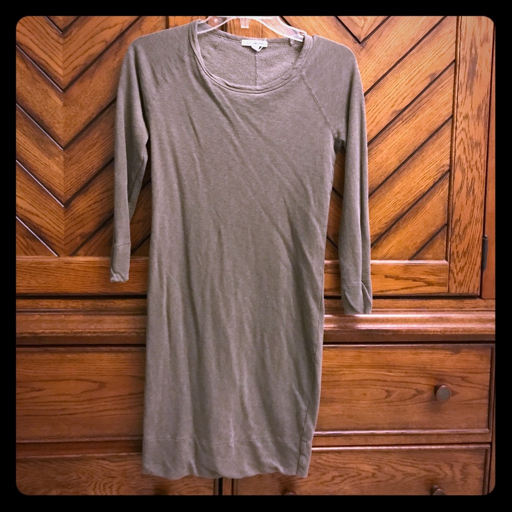 Olive green mini dress