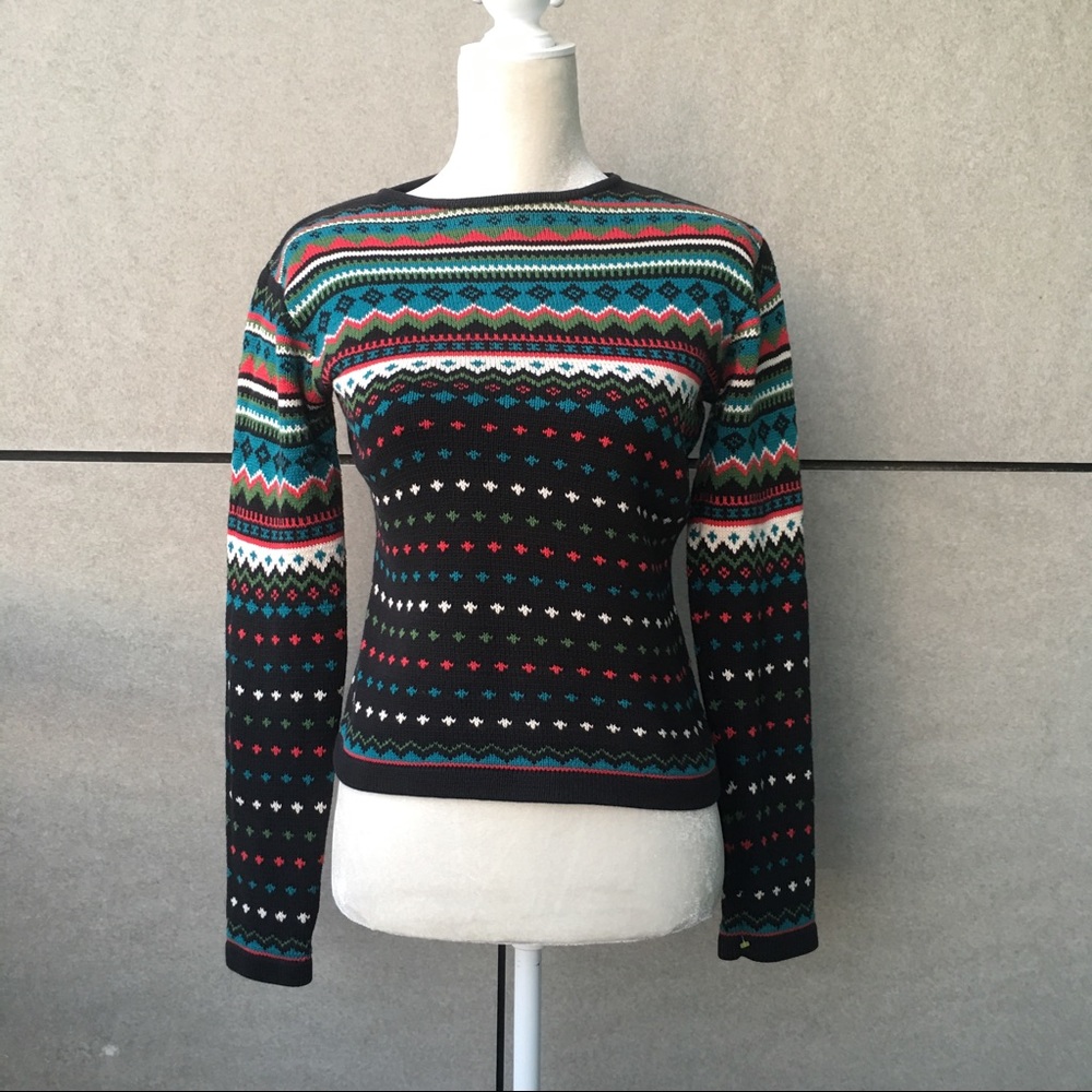 Vintage GAP Aztec sweater size Small