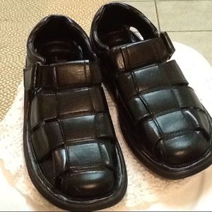 Mens Euro Looking Black Sandals
