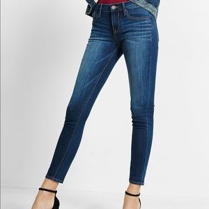 Express Mid Rise Denim Legging