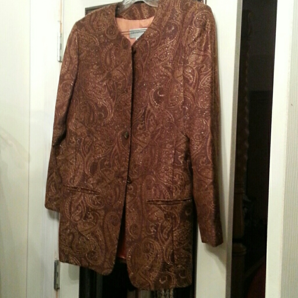 Classy Liz Claiborne Collection Paisley Blazer