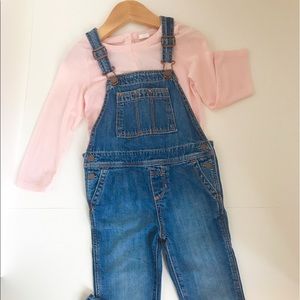 Baby GAP Girls Denim Overalls