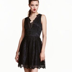 Black Lace Cocktail Dress