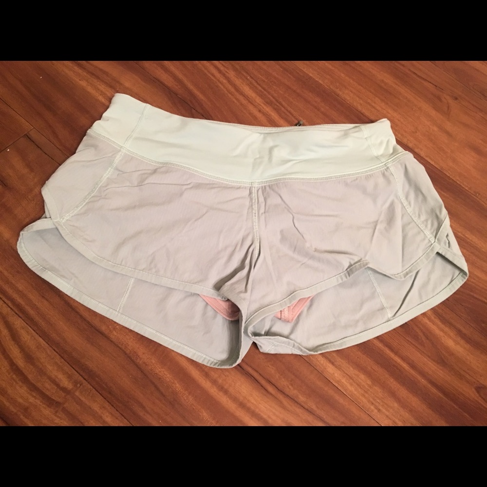 Lululemon speed short aquamarine size 4