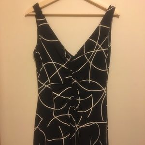 Black V-Neck Dress