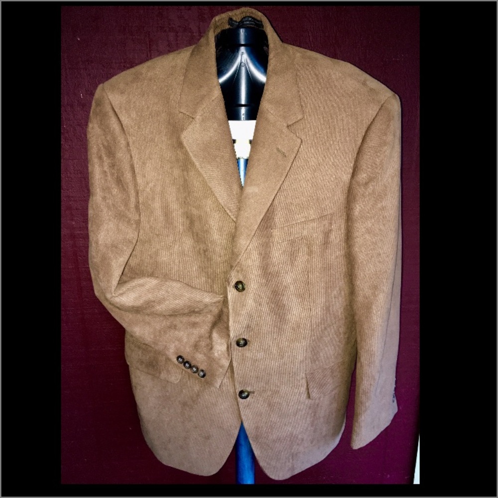 Andrew Fezza Chocolate Brown Corduroy Sport Coat