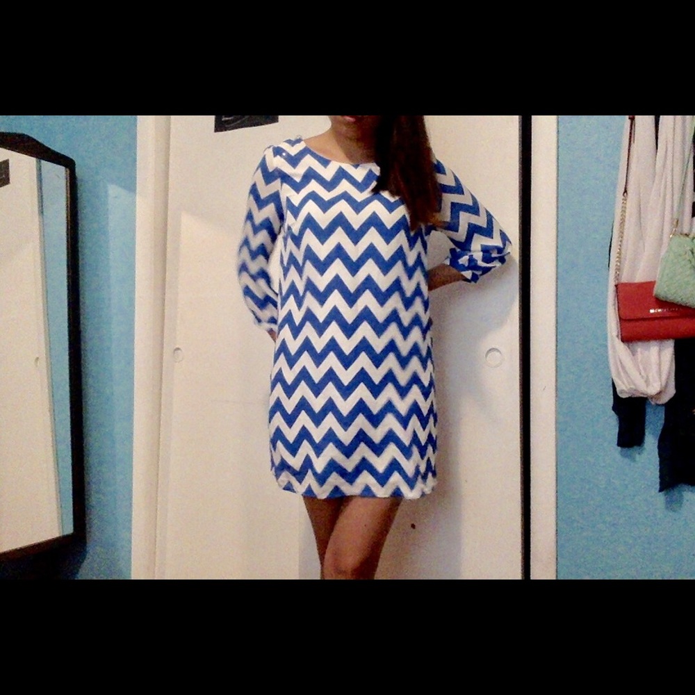Amazing chevron dress 👗