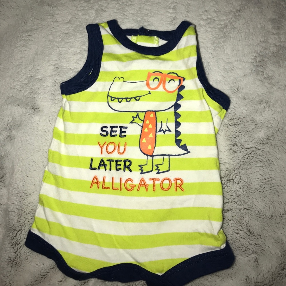 Baby romper! "See you later alligator"