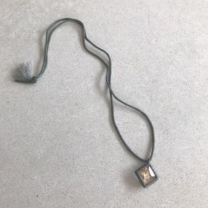 Pressed Flower in Glass Necklace