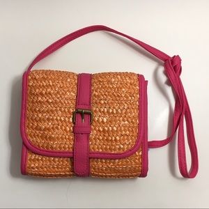 Claire's Woven Mini Crossbody