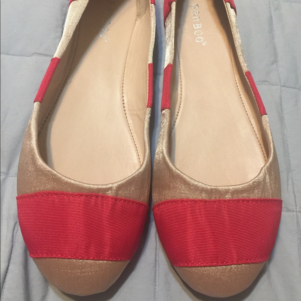 Bamboo ballet flats