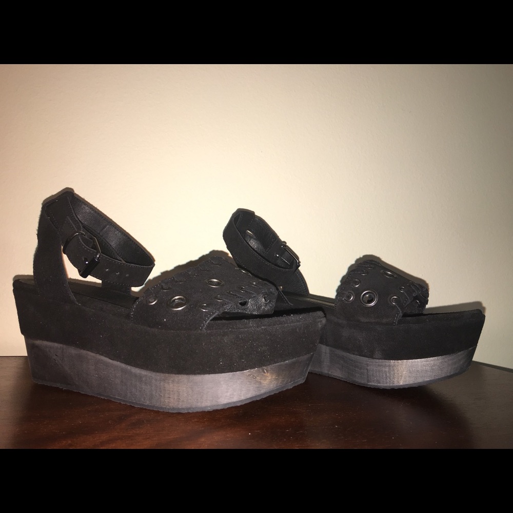 All Saints Yuki wedge sandals