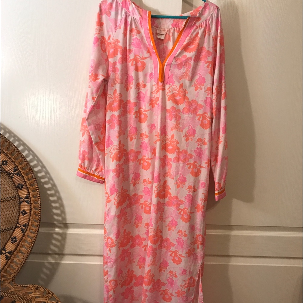 Vintage Lilly Pulitzer House Maxi with side slit