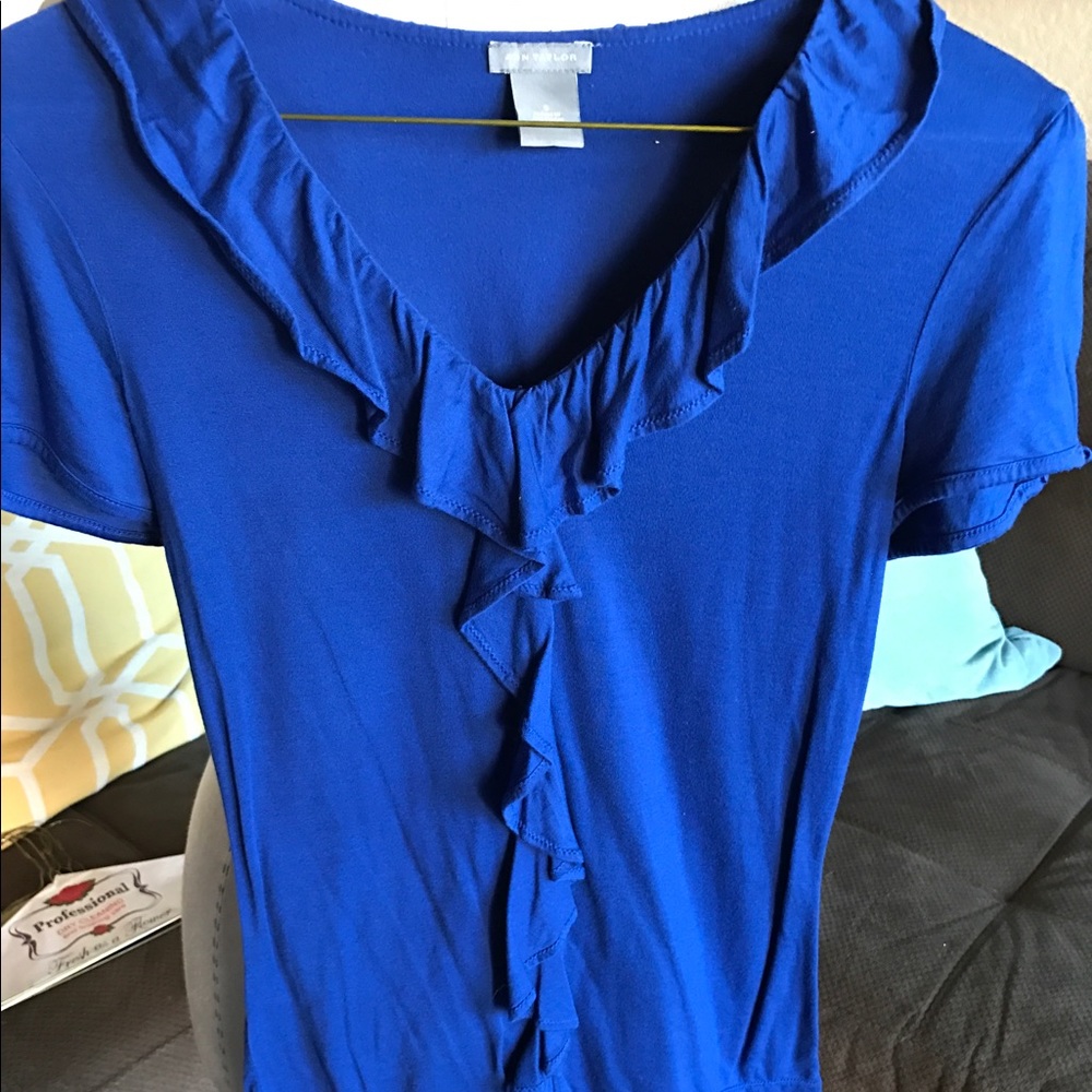 Ann Taylor Blue Blouse